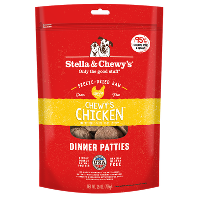 Stella & Chewy's - Chewy's Chicken Freeze-Dried Raw Dinner Patties